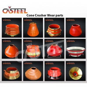 China OEM of Concave Crusher Liners ,Bowl Liner Mantle and concaves