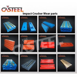 European Impact Crusher Bars For Hazemag, Kleemann, Terex, Tesab ,RM Mobile Crushers