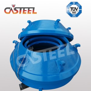 Bergeaud Symons 4-1/4 Crusher Parts, Bowl Liner Mantle